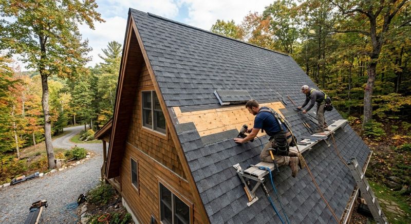 A Frame Roof Repair in Nanuet, NY
