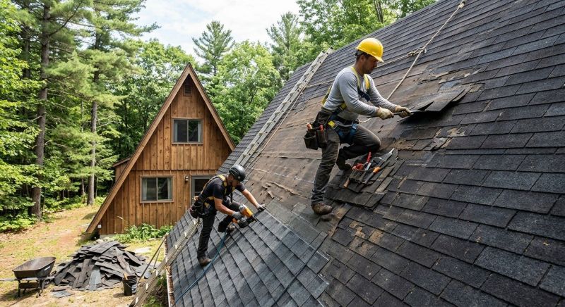 A Frame Roof Repair in Nanuet, NY