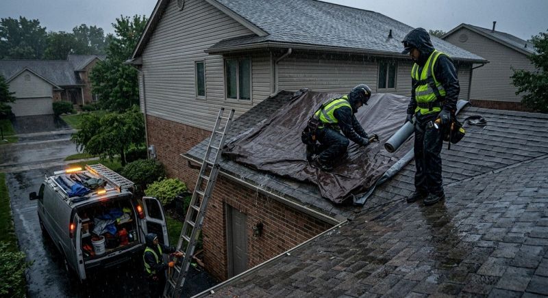 A Frame Roof Repair in Nanuet, NY