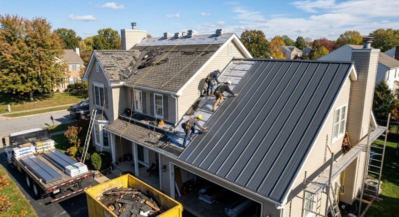 Aluminum Roof Replacement in Wayne, NJ
