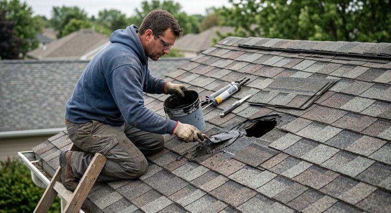 Asphalt Roof Leak Repair in Irvington, NY