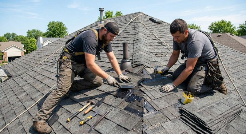 Asphalt Roof Repair in Bergenfield, NJ