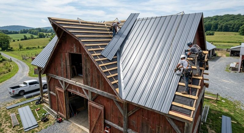Barn Roof Installation in Nanuet, NY