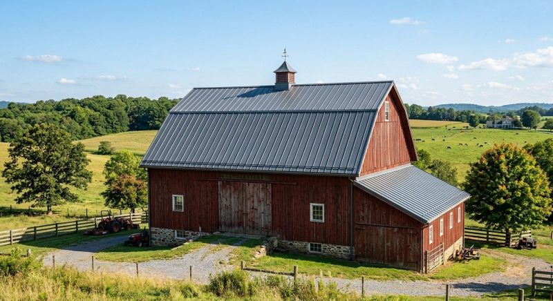 Barn Roof Replacement in Montrose, NY