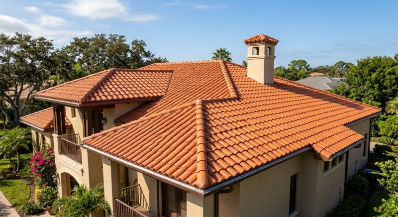 Barrel Tile Roof Installation in Nanuet, NY