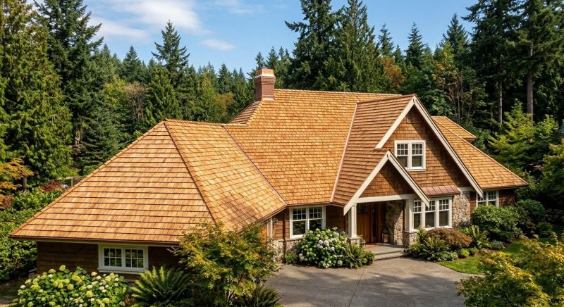 Cedar Roof Installation in North Bergen, NJ