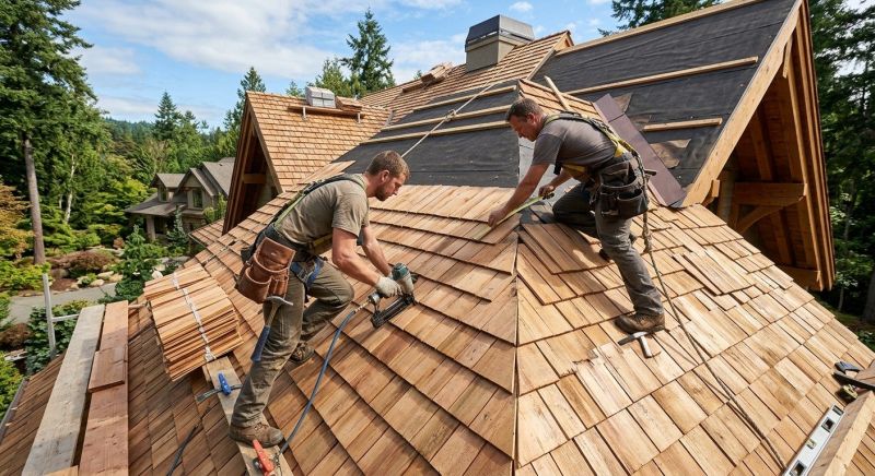 Cedar Shake Roof Construction in Little Falls, NJ