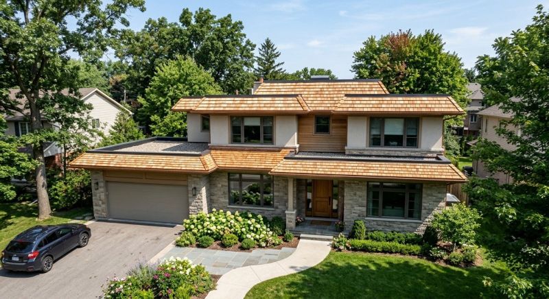 Cedar Shake Roof Construction in Tarrytown, NY