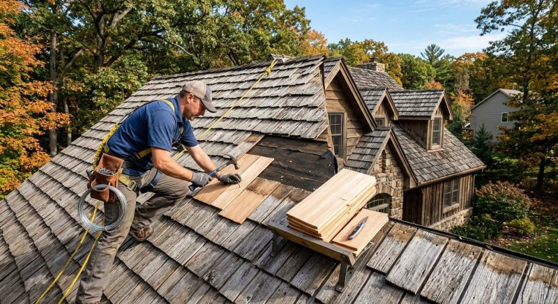 Cedar Shake Roof Repair in Mount Vernon, NY
