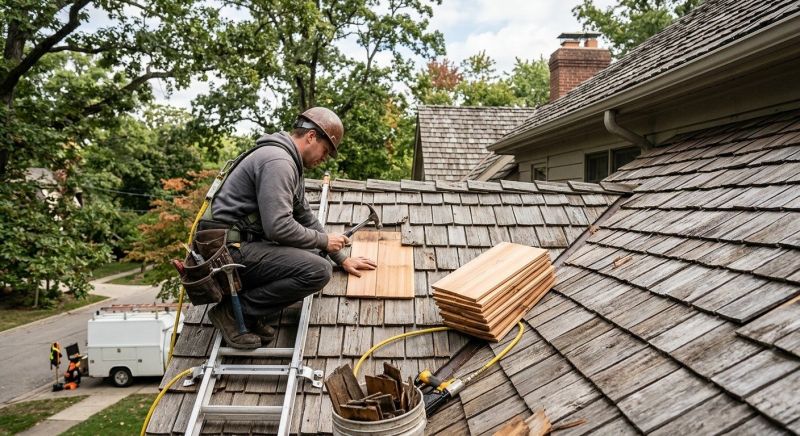 Cedar Shake Roof Repair in Pound Ridge, NY
