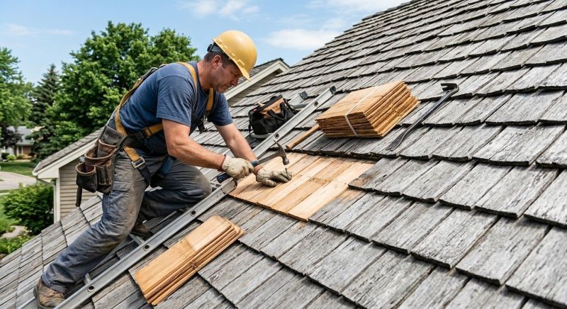 Cedar Shake Roof Repair in Pound Ridge, NY