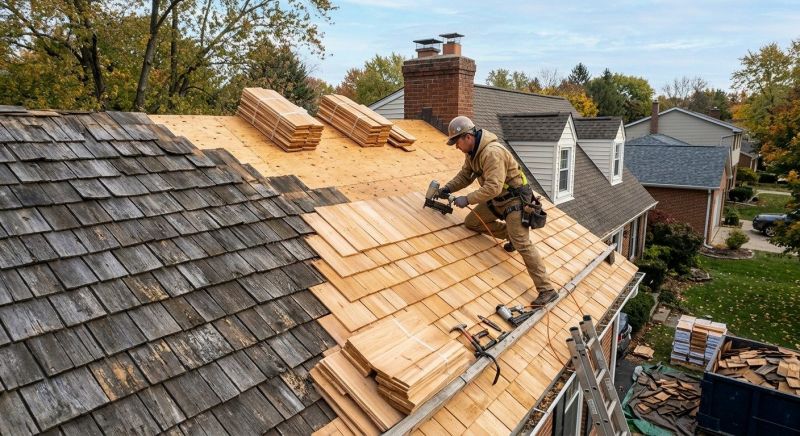 Cedar Shingles Replacement in Old Greenwich, CT