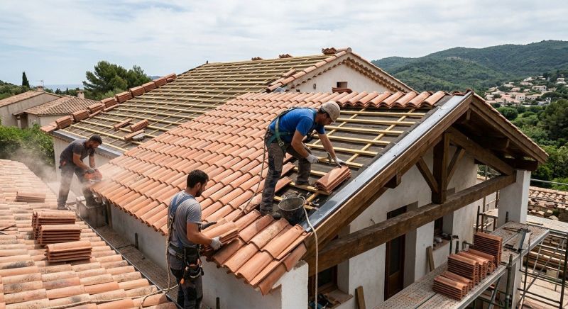 Clay Roof Installation in Port Washington, NY