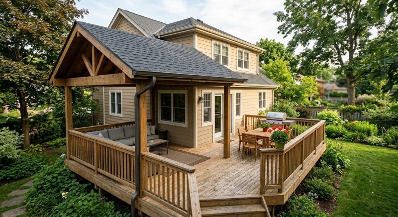 Deck Roof Construction in Nanuet, NY