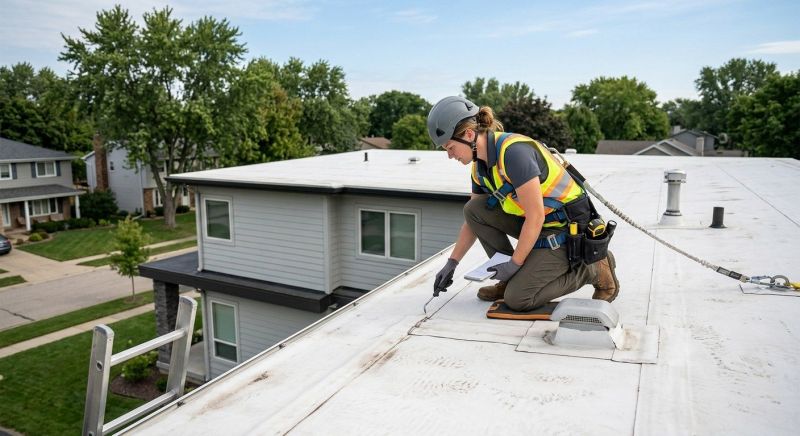 Flat Roof Inspection in Nanuet, NY