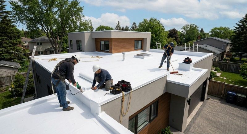 Flat Roof Installation in Fairfield County, CT