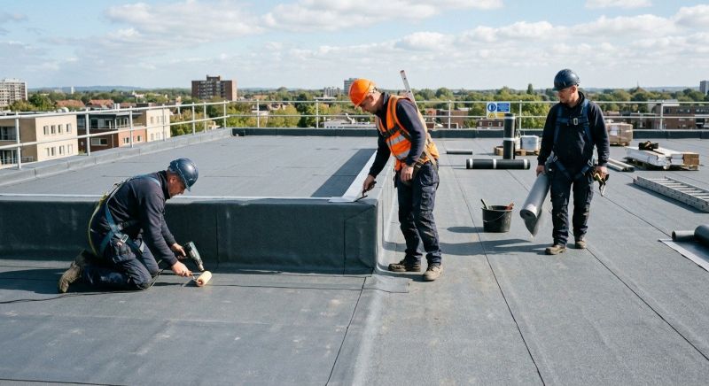 Flat Roof Repair in Kearny, NJ