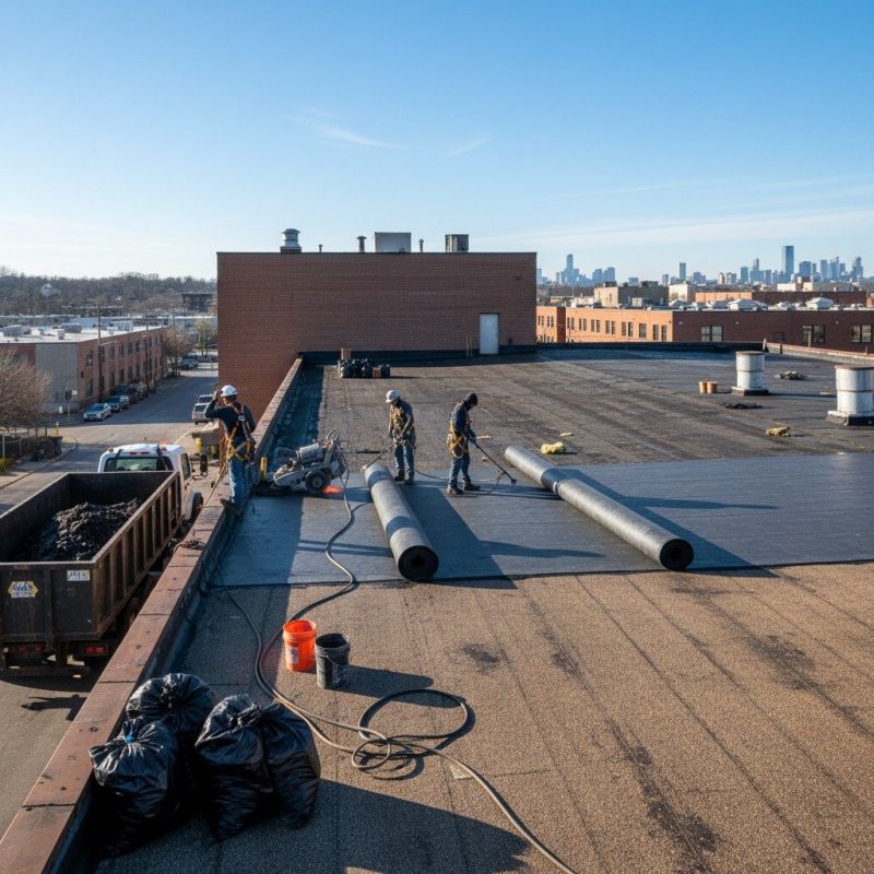 Flat Roof Replacement in Bogota, NJ