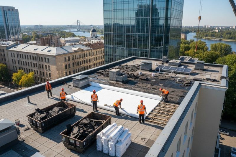 Flat Roof Replacement in Montclair, NJ