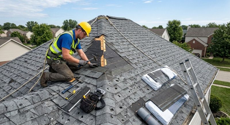 Hail Damage Roof Repair in Larchmont, NY