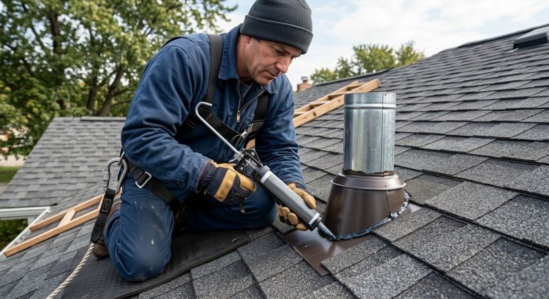 Roof Vent Flashing Repair in Nanuet, NY