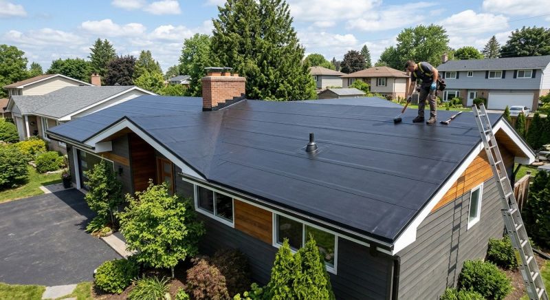 Rubber Roof Installation in Nanuet, NY