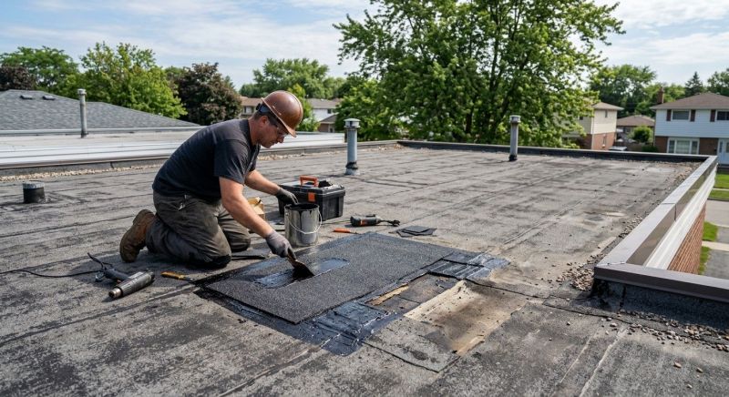 Rubber Roof Repair in Bloomingdale, NJ