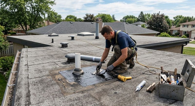 Rubber Roof Repair in Hastings On Hudson, NY