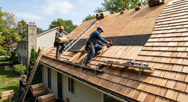 Shake Roof Replacement in Montvale, NJ