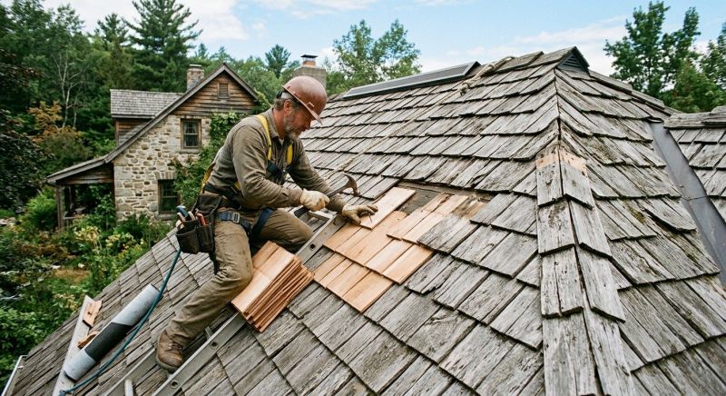 Shake Shingle Repair in Bergenfield, NJ