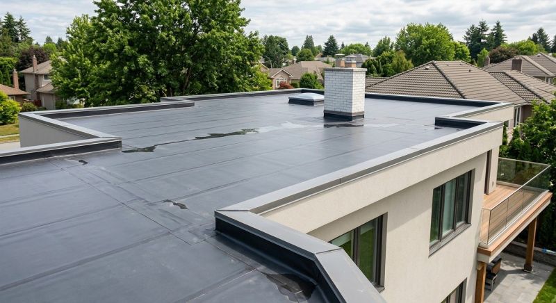 Single Ply Roof Installation in Bogota, NJ