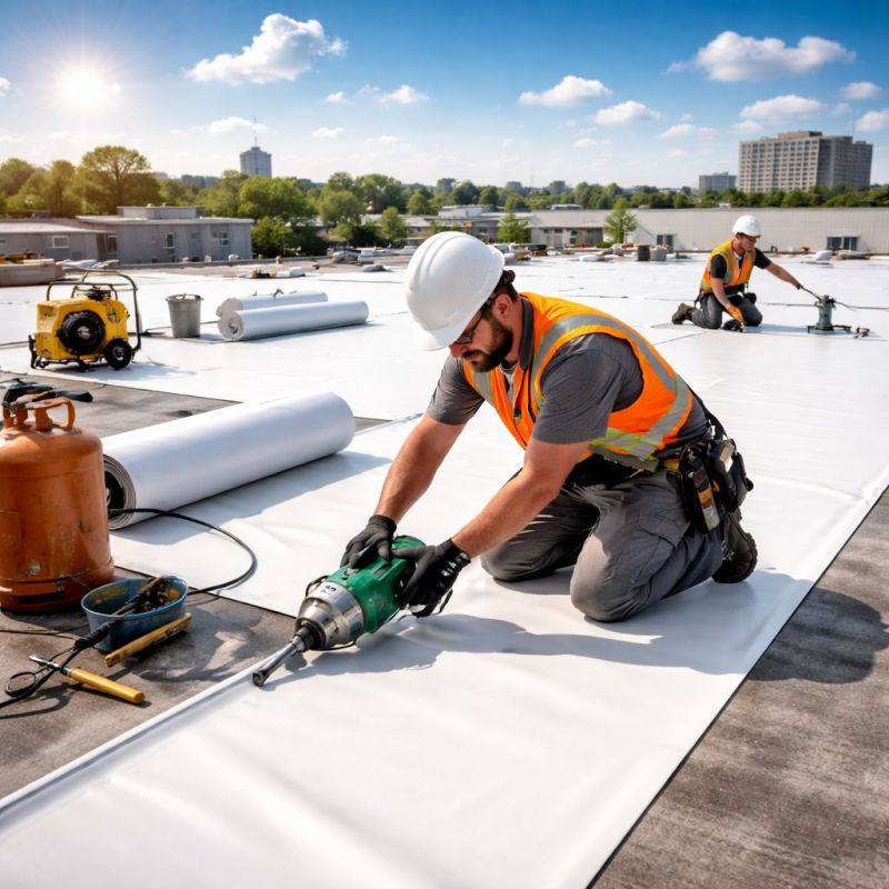 Single Ply Roof Installation in Bronx, NY