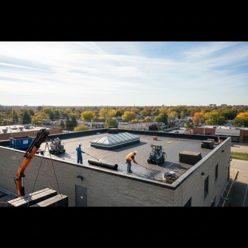 Single Ply Roof Replacement in Emerson, NJ