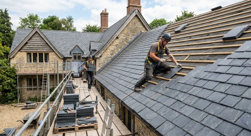 Slate Roof Construction in Boonton, NJ