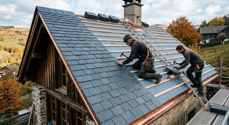 Slate Roof Construction in Highland Falls, NY