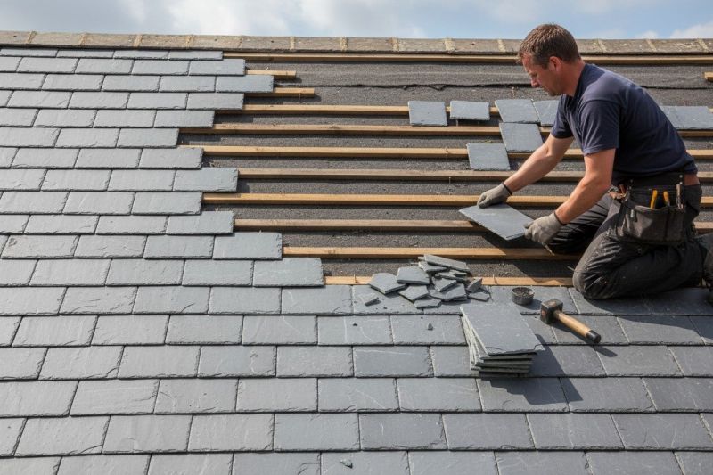Slate Roof Leak Repair in Nanuet, NY