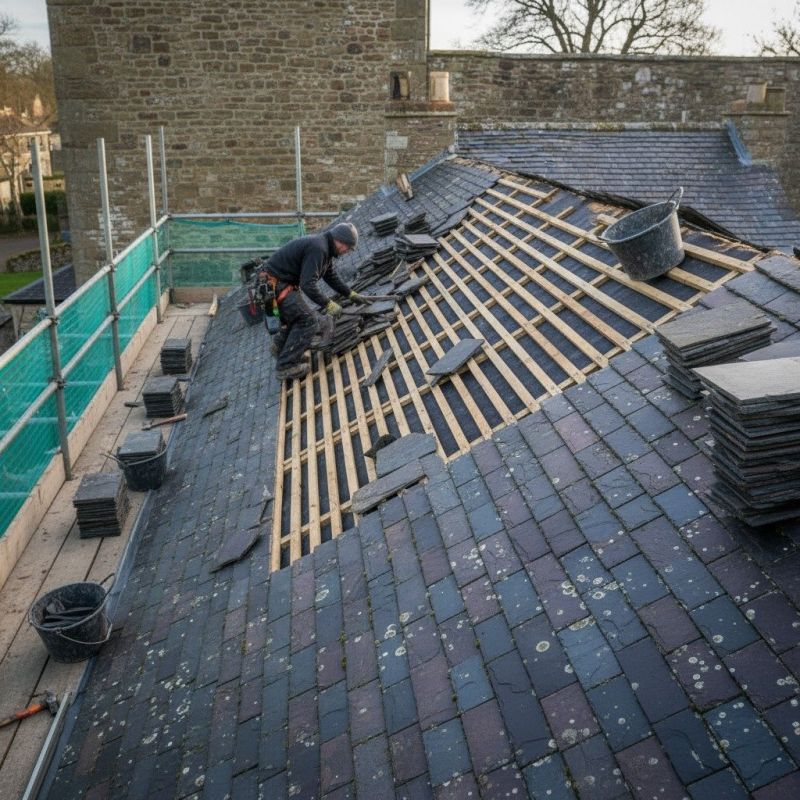 Slate Roof Replacement in Bronx, NY