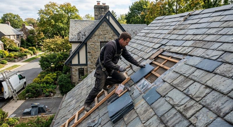 Slate Shingles Repair in Ho Ho Kus, NJ