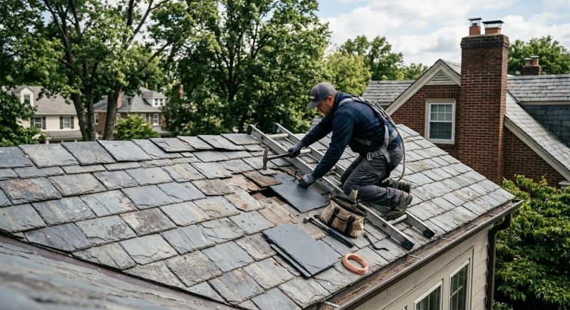 Slate Shingles Repair in Hoboken, NJ