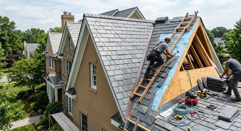 Slate Shingles Repair in Montclair, NJ