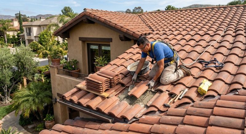 Spanish Tile Roof Repair in Nanuet, NY