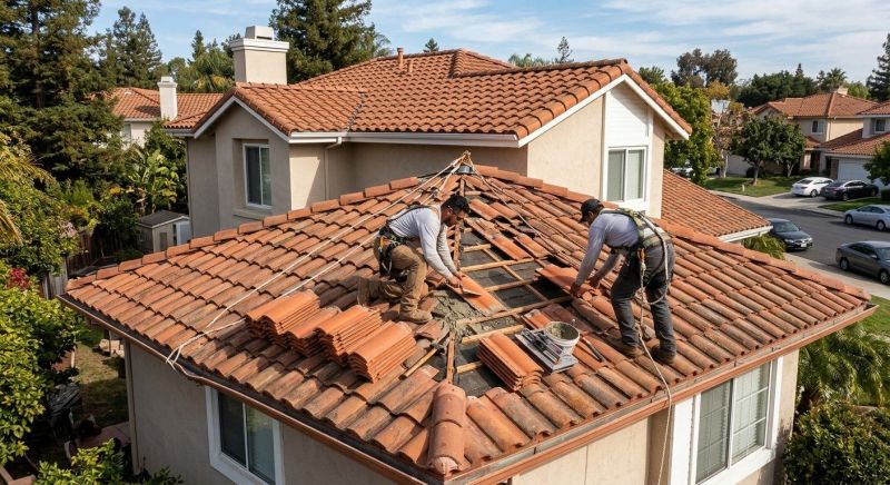 Spanish Tile Roof Repair in Nanuet, NY