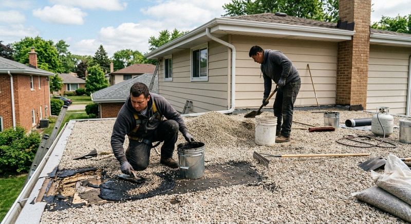 Tar And Gravel Roof Repair in Central Valley, NY