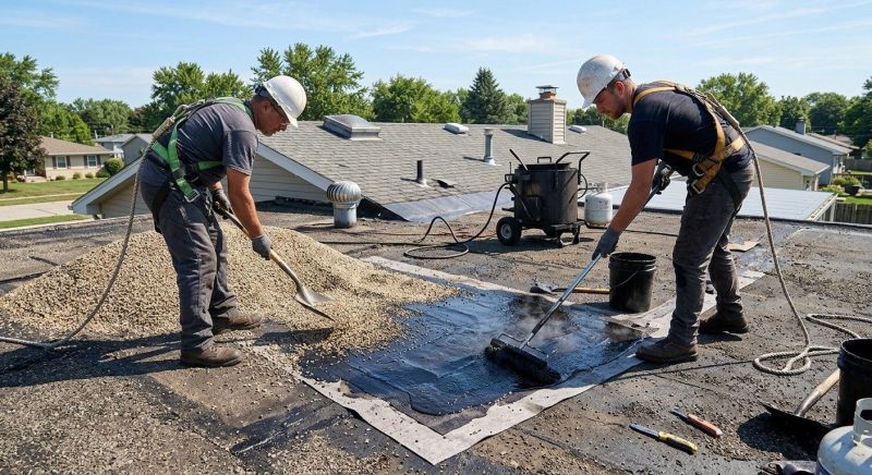 Tar And Gravel Roof Repair in Central Valley, NY