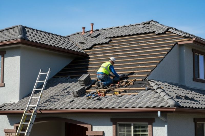 Tile Roof Repair in Bergenfield, NJ