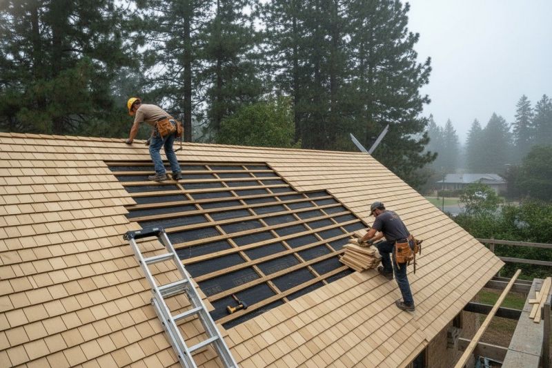 Wood Shake Roof Repair in Astoria, NY
