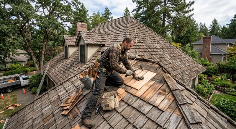 Wood Shake Roof Repair in Fairfield County, CT