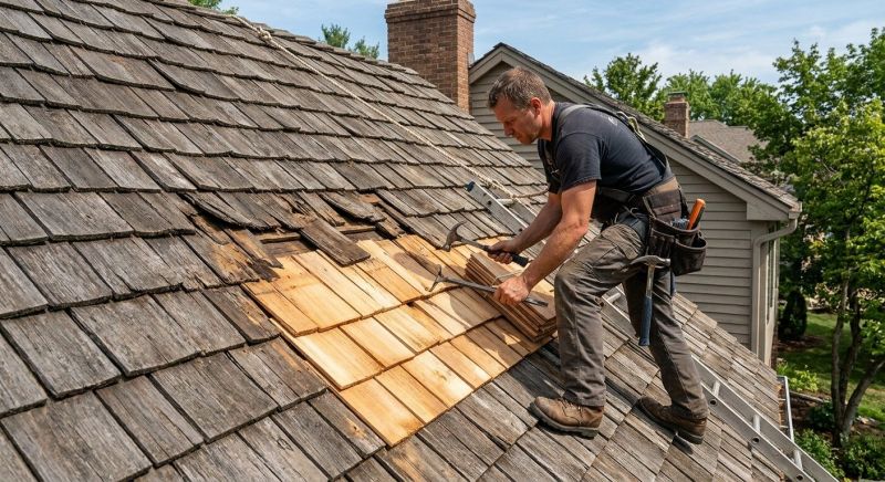 Wood Shake Roof Repair in Lincoln Park, NJ