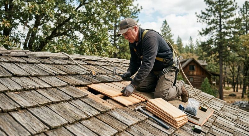 Wood Shake Roof Repair in Lincoln Park, NJ