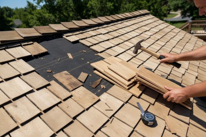 Wood Shake Roof Repair in Saddle Brook, NJ